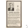 Kép 1/2 - Német Halálozási Értesítő  -  Ferszin Mathias - Sterbebild  - Gyalogság