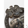 Német Második Világháborús Páncélos Harcjelvény Ezüst Fokozata 25-ös Bevetési Számmal - Panzerkampfabzeichen in Silber Mit Einsatzzahl "25" - "Gustav Brehmer"