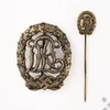 Kép 1/10 - Német DRL Sportjelvény Bronz Fokozata Miniatűrjével - Deutsche Reichsauszeichnung für Leibesübungen In Bronze Mit Miniatur