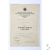 Kép 2/6 - Német Vaskereszt 2. Osztály Adományozó Dokumentummal - Eisernes Kreuz 2. Klasse Mit Urkunde - Demjanszk Térsége