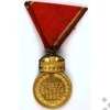 Kép 2/3 - Magyar Koronás Bronzérem Hadiszalagon Kardokkal - Ungarische Bronzene Signum Laudis Am Kriegsband Mit Schwertern - Jelöletlen