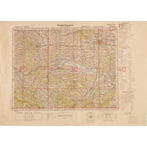 Német Katonai Térkép - Deutsche Heereskarte - Lemberg Térsége