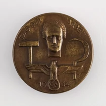 Német Politikai Propaganda Jelvény - Május 1. - Mai 1. 1934. - Tag Der Arbeit - "Julius Bauer Söhne"