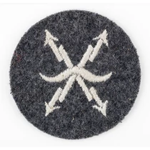 Német Légierős Légi Támadás Riadóztató Szolgálat Felvarró - Luftwaffe Flugmeldedienstes Tätigkeitsabzeichen