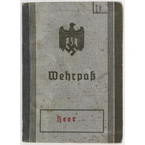 Német Katonai Igazolvány - Wehrpass 