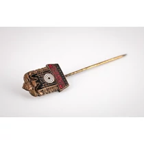 Német Lövész Szövetség Bronz Fokozatú Miniatűr Jelvénye / Légpuska - Deutscher Schützenbund Kleine Schießnadel In Bronze / Luftgewehr