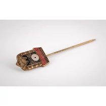 Német Lövész Szövetség Arany Fokozatú Miniatűr Jelvénye / Légpuska - Deutscher Schützenbund Kleine Schießnadel In Gold / Luftgewehr