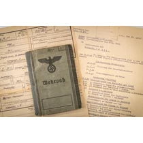 Német Második Világháborús Katonai Igazolvány - Wehrpass - Páncélvadász Osztály - Panzerjäger Abteilung