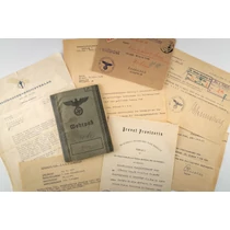 Német Komplett Hagyaték - Wehrpass - Adományozó - Személyes Dokumentáció (Kursk)