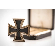 Német Vaskereszt 1. Osztály Tokjában - Eisernes Kreuz 1. Klasse Im Etui - "C.F. Zimmermann"