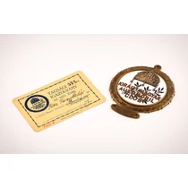 Királyi Magyar Automobil Club Hűtőrács Embléma És Igazolvány