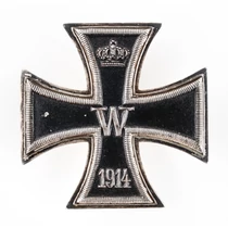 Német Első Világháborús Vaskereszt 1. Osztály - Eisernes Kreuz 1. Klasse - " Otto Schickle"