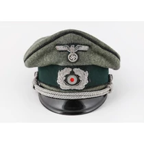 Német Utász Tiszti Tányérsapka -  Schirmmütze Für Offiziere Des Pionier