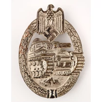 Német Páncélos Rohamjelvény Ezüst Fokozata - Panzerkampfabzeichen in Silber - "Mayer / Schickle"