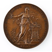Országos Általános Kiállítás Érme Herzog Mina Részére - 1885