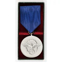 Német Rendőrségi Szolgálati Érdemjel 3. Fokozat Tokjában - Polizei Dienstauszeichnungen 3. Stufe Mit Etui