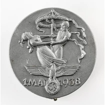 Német Politikai Propaganda Jelvény - Május 1. - Mai 1. 1938. - "BRUNO KLETT"