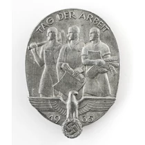 Német Politikai Propaganda Jelvény - Május 1. - Mai 1. 1935. - "Deschler & Sohn"