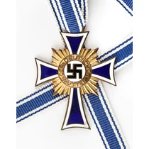 A Német Anya Becsületkeresztjének Arany Fokozata - Ehrenkreuz Der Deutschen Mutter 1. Stf. Gold