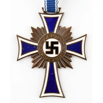 A Német Anya Becsületkeresztjének Bronz Fokozata - Ehrenkreuz Der Deutschen Mutter 3. Stf. Bronze 