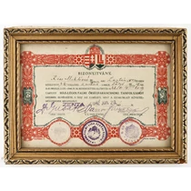 Ház-Légoltalmi Őrségparancsnoki Tanfolyam Bizonyítvány - Zenta