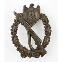 Német Gyalogsági Rohamjelvény Bronz Fokozat - Infanterie-Sturmabzeichen In Bronze - "Friedrich Linden"