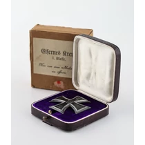 Német Vaskereszt 1. Osztály Tokjával És Kartonnal - Eisernes Kreuz 1. Klasse Im Etui Mit Überkarton  - 1914 