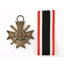 Német Háborús Érdemkereszt Kardokkal - Kriegsverdienstkreuz 2. Klasse Mit Schwertern - Fritz Zimmermann"