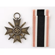 Német Háborús Érdemkereszt Kardokkal - Kriegsverdienstkreuz 2. Klasse Mit Schwertern - "Paul Meybauer"