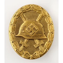 Német Arany Sebesülési Jelvény  - Verwundetenabzeichen In Gold - "Hauptmünzamt Wien"