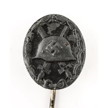 Német Fekete Sebesülési Jelvény Miniatűr - Verwundetenabzeichen In Schwarz Miniatur 