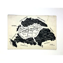 „La Hongrie Mutilée” – Korabeli Revíziós Propaganda Képeslap (Francia Feliratos)