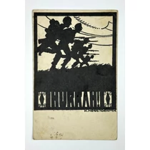 Hurrah! - Osztrák-Magyar Propaganda Képeslap