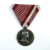 Ferenc József 2. Osztályú Ezüst Vitézségi Érem - Tapferkeitsmedaille