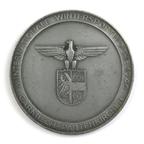 1940 Garmisch-Partenkirchen jégkorong torna díjérem 2. hely - Magyar Csapatnak - Eishockey-Länderturnier 1940 Garmisch-Partenkirchen – 2. Platz