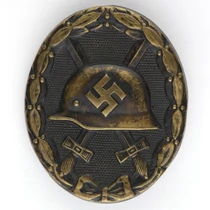 Német Fekete Sebesülési Jelvény - Verwundetenabzeichen Schwarz - Korai Változat