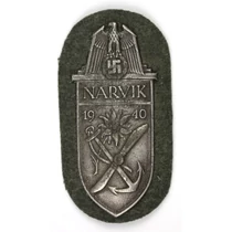 Német Narvik Hadjárati Pajzs - Ärmelschild Narvik
