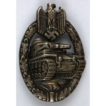 Német Páncélos Harcjelvény Ezüst Fokozata - Panzerkampfabzeichen in Silber - "Wilhelm Deumer"