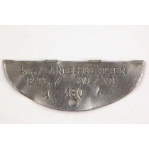 Német Azonosító Cédula - Erkennungsmarke - “4. Kompanie / Landesschützen-Bataillon XVI/XII"
