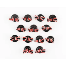 Német Háborús Érdemkereszt Gombluk Csokorszalag - Kriegsverdienstkreuz Aufschlag Knopf