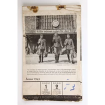 Német Háborús Naptár 1943 – Deutscher Kalender 1943