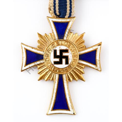 A Német Anya Becsületkeresztjének Arany Fokozata - Ehrenkreuz Der Deutschen Mutter 1. Stf. Gold