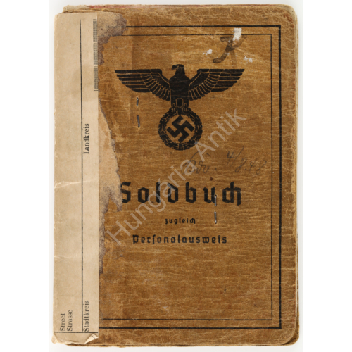 Német Második Világháborús Zsoldkönyv - Soldbuch