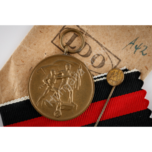 Német 1938. október 1. Emlékérem - Medaille zur Erinnerung an den 1. Oktober 1938.