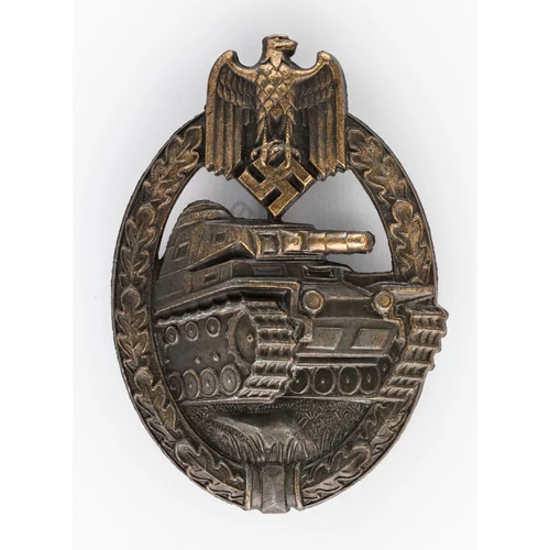 Német Páncélos Harcjelvény Bronz Fokozata - Panzerkampfabzeichen in Bronze - "Steinhauer & Lück"