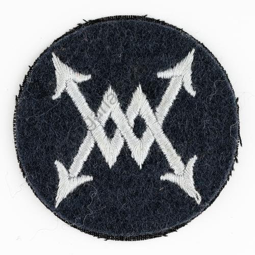 Német Légierős "B" Kategóriájú Telefonkezelő Felvarró - Luftwaffe Luftnachrichtenpersonal Mit Fernsprechprüfung "B" Tätigkeitsabzeichen