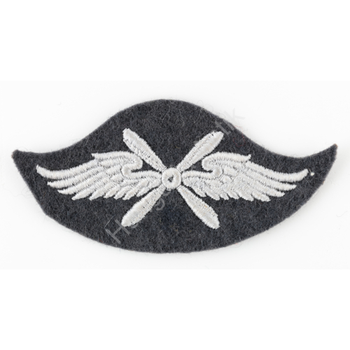 Német Második Világháborús Légierős Repülő Személyzet Felvarró - Luftwaffe Fliegendes Personal Tätigkeitsabzeichen