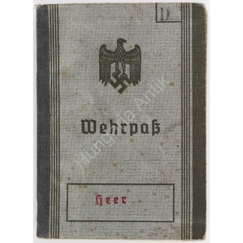 Német Második Világháborús Katonai Igazolvány - Wehrpass 