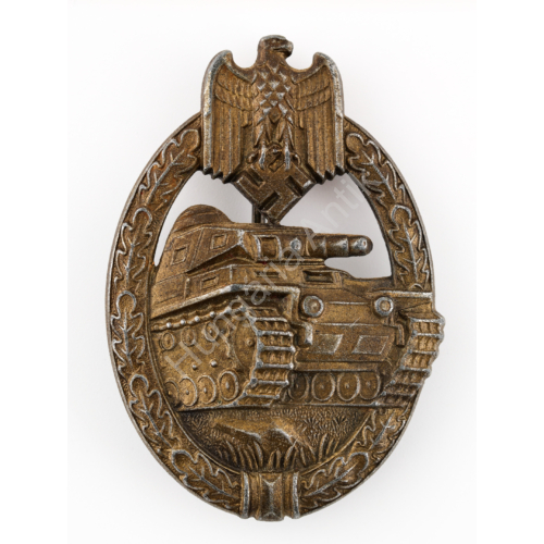 Német Páncélos Harcjelvény Bronz Fokozata - Panzerkampfabzeichen in Bronze - "Steinhauer & Lück"