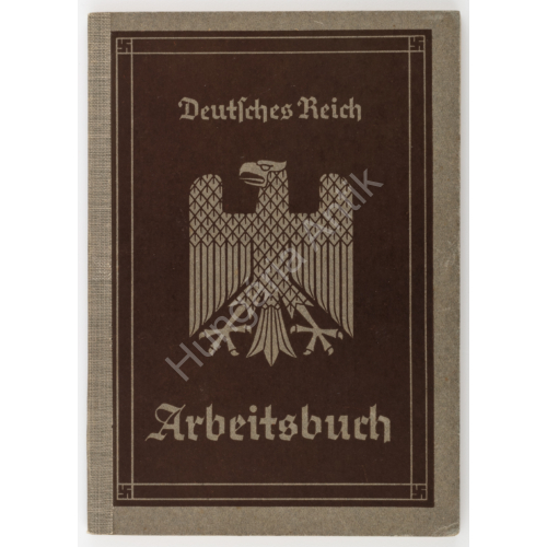 Német Munkakönyv - Arbeitsbuch - 1935 Berlin - Rheinmetall Bejegyzéssel